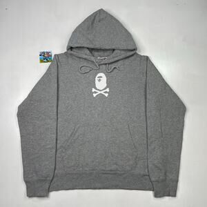 BAPE Pirate Store Crossbones Pullover Hoodie Size L